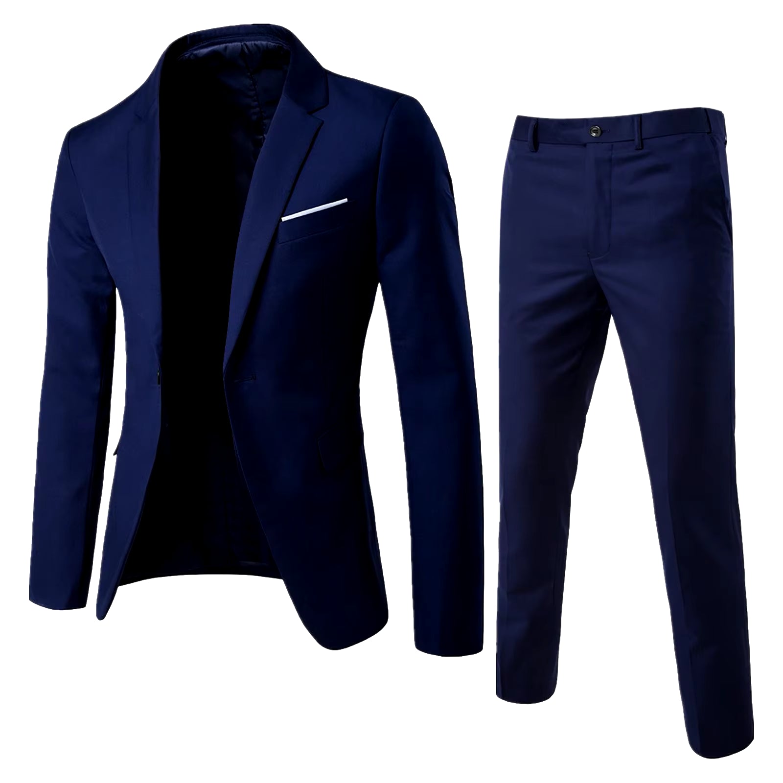 Men Blazers 3 Pieces Sets Business 2 Suits Vest Pants Blue Coats Wedding Party 2023 Formal Elegant Jackets Korean Slim Suit